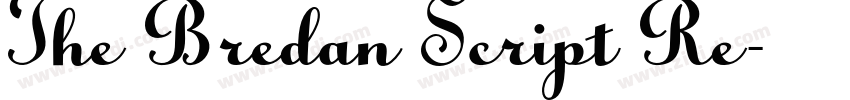 The Bredan Script Re字体转换